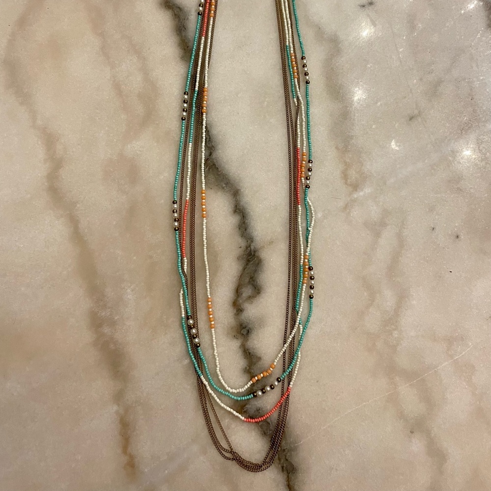 💙5/$10💙Long Beachy styled necklace